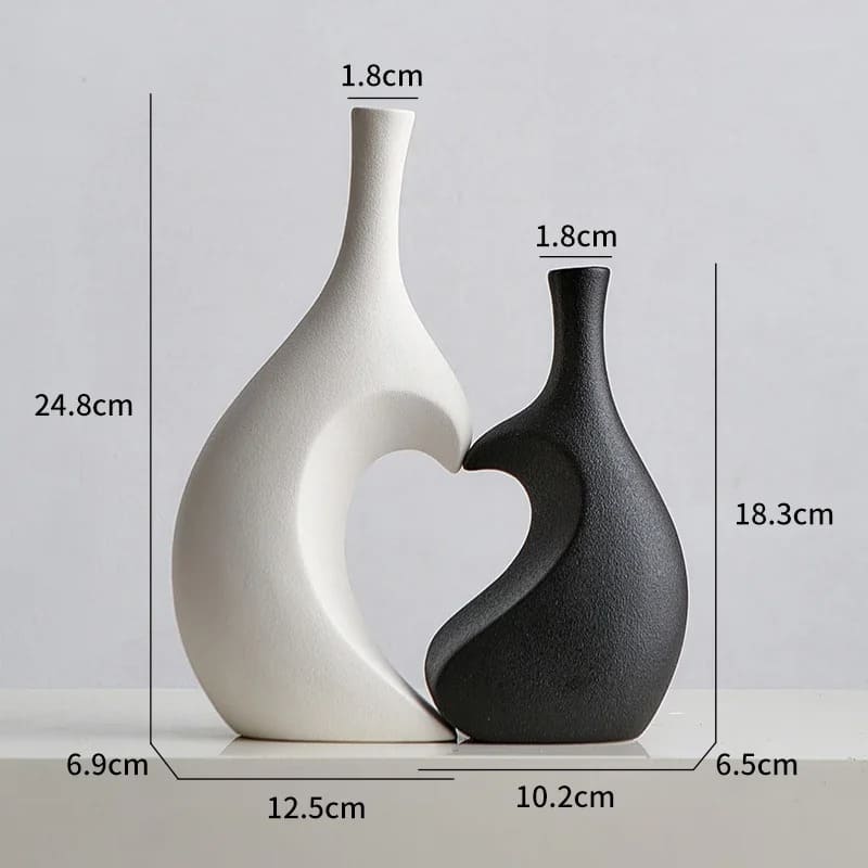 Vase en Forme de Cœur Design