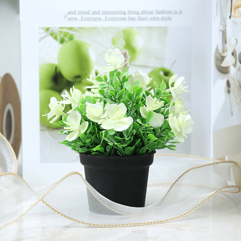 Décoration Fleur Artificielle Blanche
