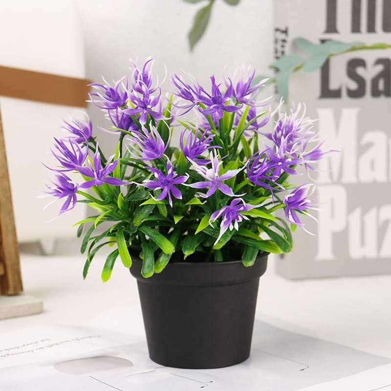 Décoration Fleur Artificielle Violet