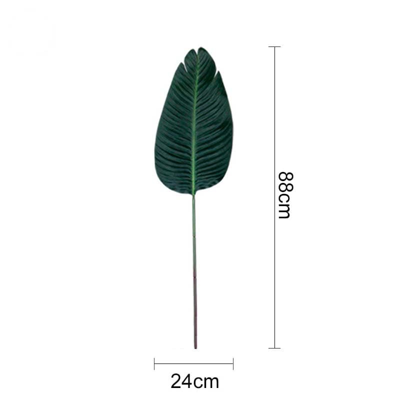 Feuilles de Bananier Artificielles 88cm x 24cm