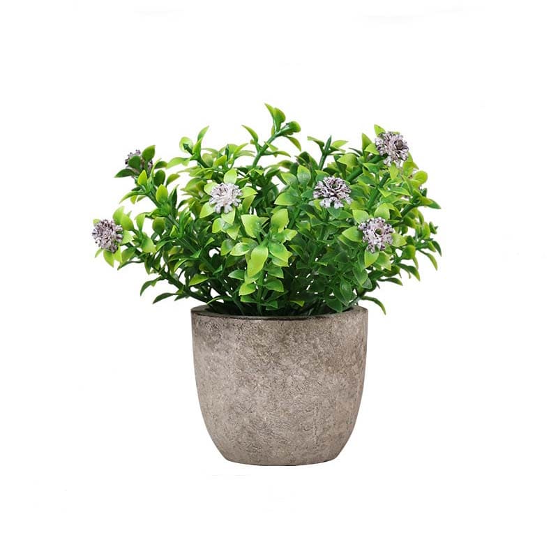 1 Plante Artificielle En Pot , 5 lotus Fleur , Moderne En Plastique Petit  Pot Plante Mini Artificielle Pour Domicile Décoration, Mode en ligne