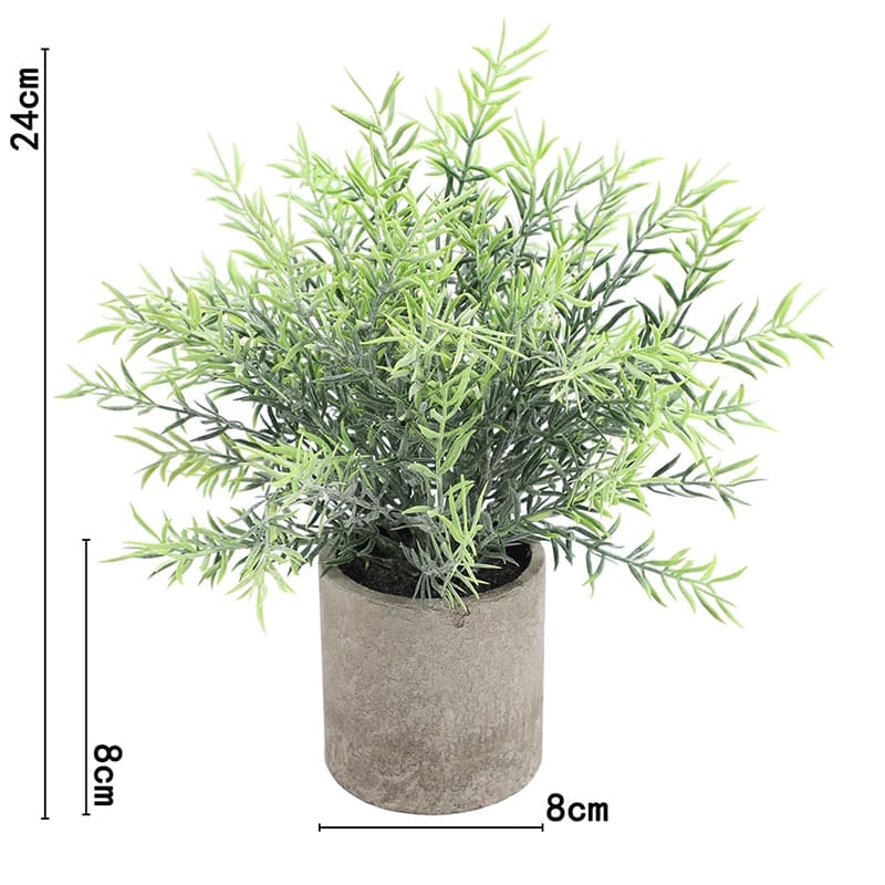 Plante Artificielle en Pot Intérieur Vert Dimensions