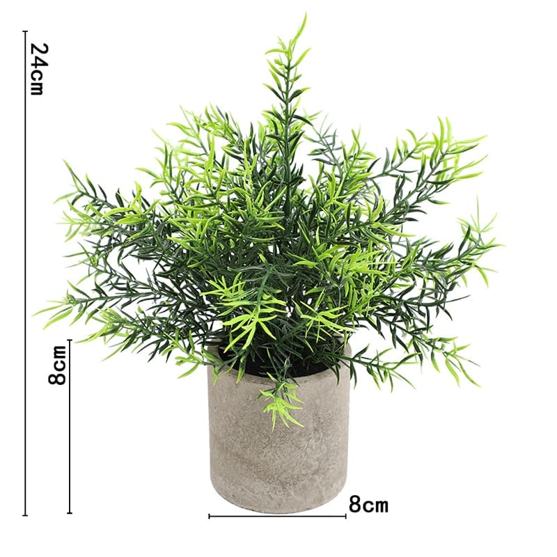 Plante Artificielle en Pot Vert Dimensions
