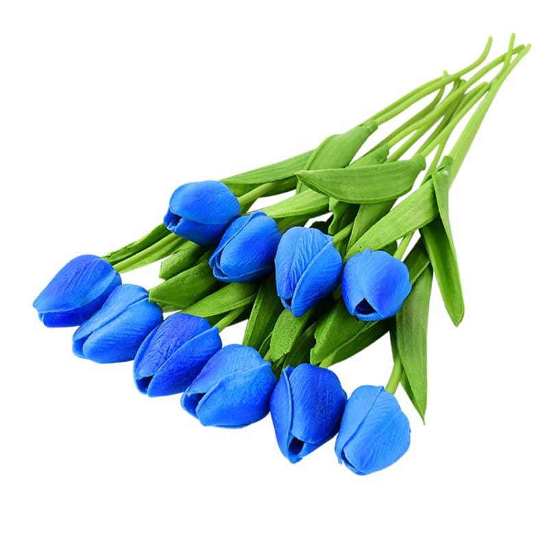 Tulipes Artificielles Bleu Marine