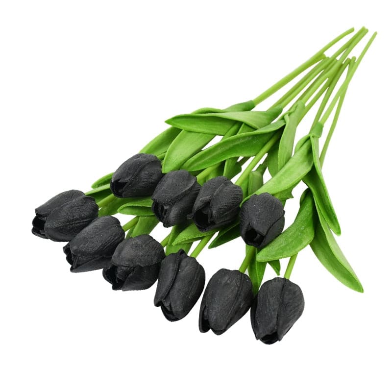 Tulipes Artificielles Noir